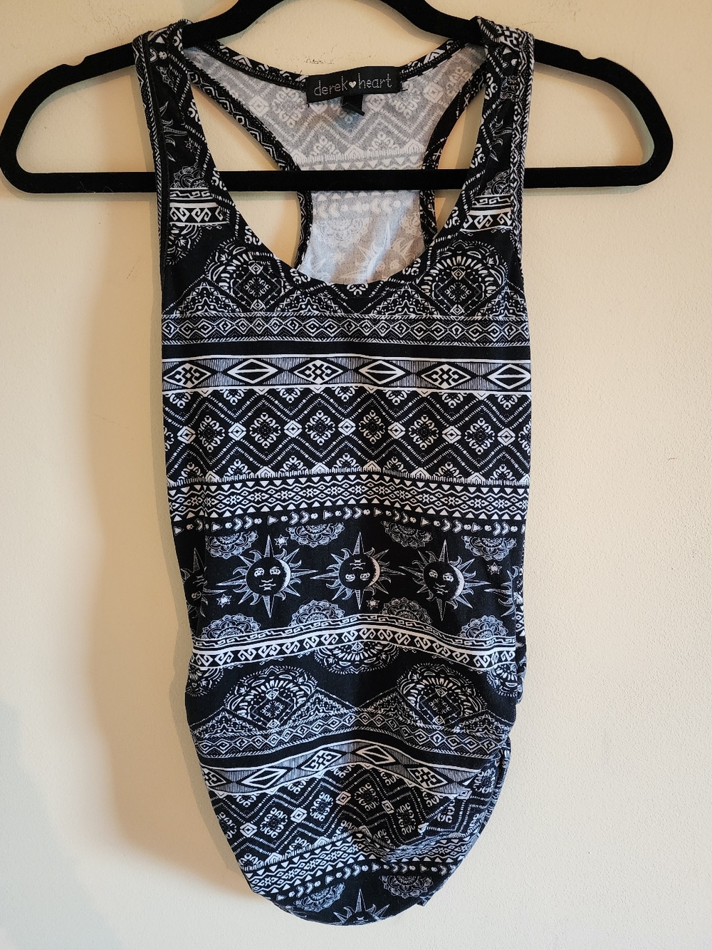 Derek Heart Boho Aztec Racerback Tank Top - Small